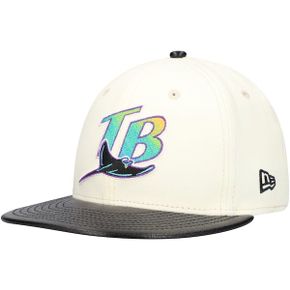 [해외] 1045924 뉴에라 모자 MLB [탬파베이 레이스] Game Night Leather Visor 59FIFTY Fitted H