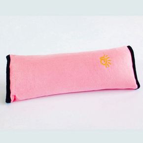 편안한 안전벨트 쿠션 베개 핑크