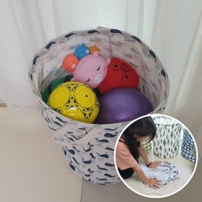 ( )대용량 빨래 보관함 접이식 바스켓 장난감 정리함