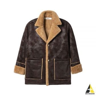 SEFR SHERIDAN JACKET - FAUX SHEARLING BROWN (세리단 자켓)