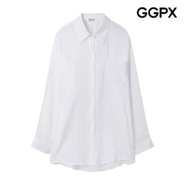 GGPX 여름 긴팔 루즈핏 셔츠 (GP7SH038F)