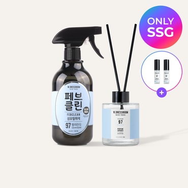 더블유드레스룸 [SSG단독/드레스퍼퓸증정] 페브클린 & 디퓨저 세트 (500ml+120ml)