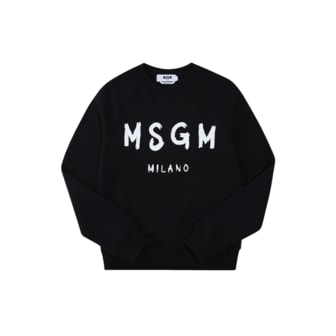 MSGM 브러시드 로고 여성 맨투맨 2000MDM513 200001 99