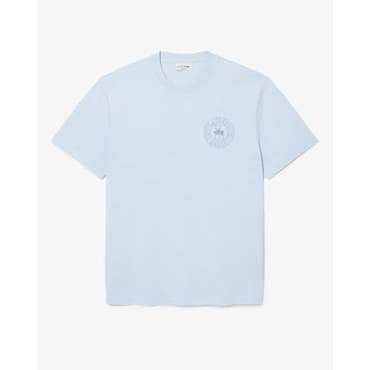 라코스테 (남성)퍼프 프린팅 반팔 티셔츠 TH0125-55G T01(스카이블루)