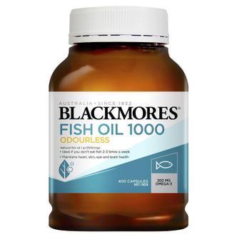  호주직구 Blackmores 블랙모어스 무취 피쉬 오일 1000mg 오메가3 400캡슐