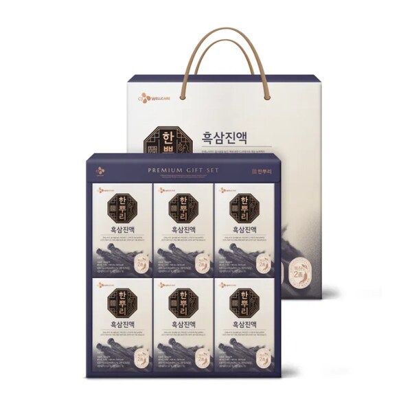 [CJ공식] 한뿌리 흑삼진액 24포 1박스