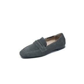 Classic Suede Loafer_Dark Gray