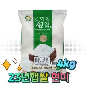 고인돌 주말특가(삼계탕용 재료증정)_23년 강화섬쌀 현미쌀 현미 4kg