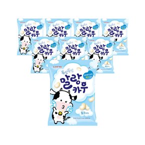 롯데 폭신폭신 말랑카우 밀크158g x 8봉 / 1박스