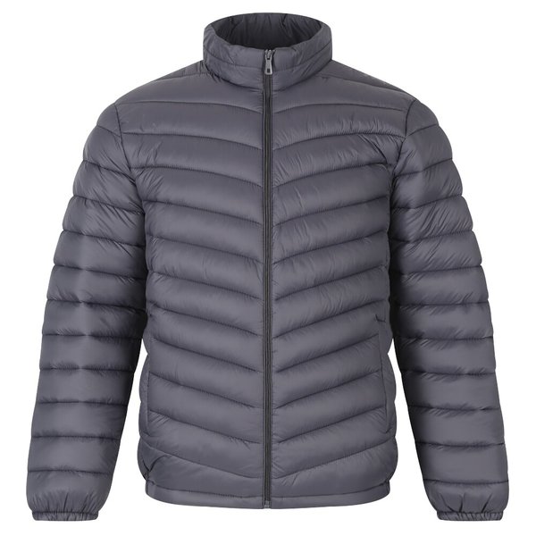 남자 겨울 하이넥 풀집업 경량 패딩 점퍼 IE-JUP-4006-그레이