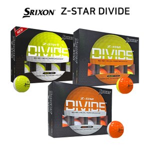 [던롭스포츠정품] 스릭슨 Z-STAR DIVIDE 투톤 골프공 골프볼/Z-STAR8 DIVIDE