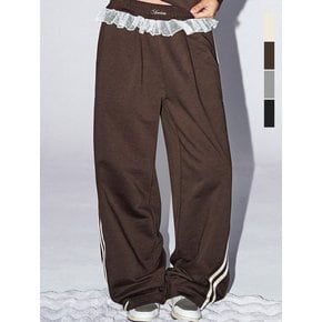 Lace Pop Wide Pants_4Colors