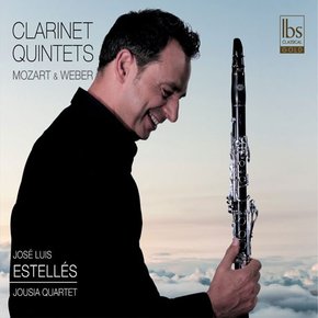 WOLFGANG AMADEUS MOZART/ CARL MARIA VON WEBER - CLARINET QUINTETS/ JOSE LUIS ESTELLES, JOU