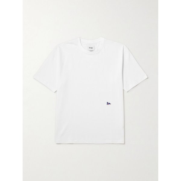 드레익스 HIM 하이킹 로고 자수 코튼 저지 티셔츠 46376663162902020