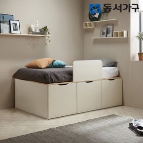 이미지 SS 멀티수납 평상형 침대+세이프가드 (매트미포함) DF638904