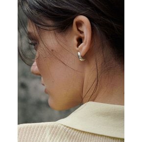 [925 silver] Deux.silver.184 / corvo earring (silver)