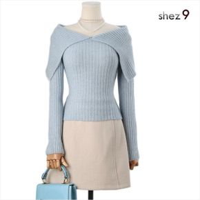 킬포 오프숄더 골지니트_P331545182