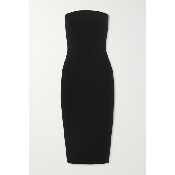 노마카말리 스트랩리스 스트레치 저지 드레스 블랙 210640032970