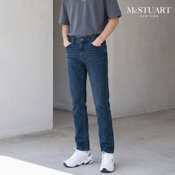 맥스튜어트 남성 뉴요커 릴렉스핏 데님 3종