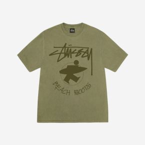 비치 루트 피그먼트 다이드 티셔츠 올리브 Stussy Beach Roots Pigment Dyed T-Shirt Oli