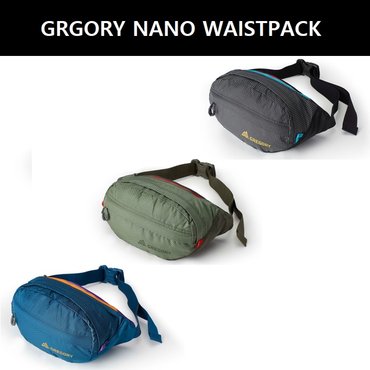 그레고리 힙색 NANO WAISTPACK ICON TEAL,BLAZE GREEN,TECHNO BLACK 43J39008