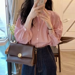 셀딘 스트라이프 블라우스