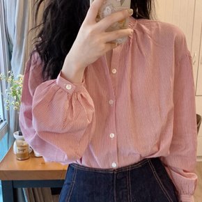 셀딘 스트라이프 블라우스
