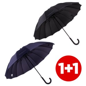 까르벵 (1+1) 까르벵 16K 솔리드 곡자 자동 장우산