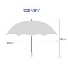 (1+1) 까르벵 16K 솔리드 곡자 자동 장우산