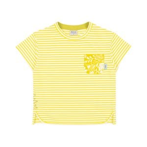 빈 BX25TS08YE 옐로우 스트라이프 반팔 티셔츠