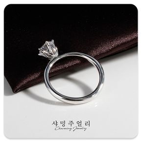 5부 다이아 반지 천연 현대 우신 튤립 6발 선물 결혼 기념일 14K 18K