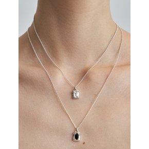 SAND DUNE STONE NECKLACE (CLEAR QUARTZ)