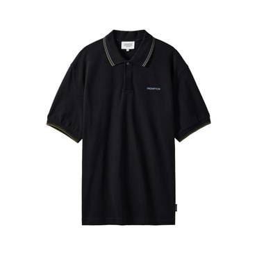 브롬톤 [브롬톤런던] P242MPL510 카라티셔츠 PK COLLAR T-SHIRT(BLACK)