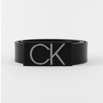 Calvin Klein 캘빈클라인골프 남성 CK 로고 버클 벨트 CK 블랙 CN1BE2102 810