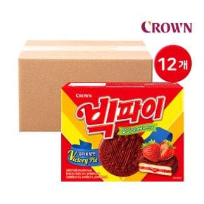 크라운 빅파이 딸기 216g 12개