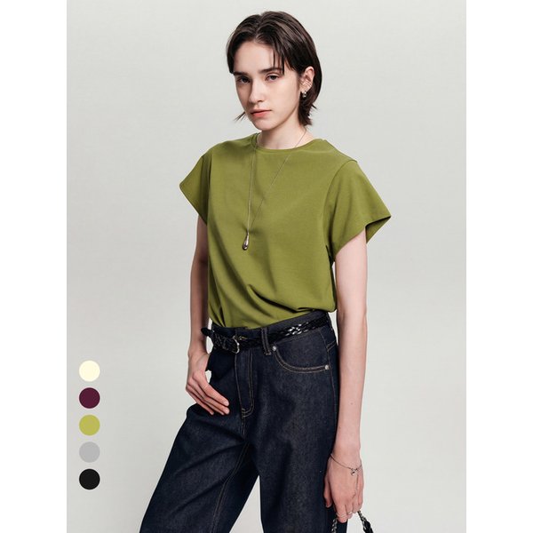 노라 베이직 티셔츠 / NORA BASIC T-SHIRT_5colors