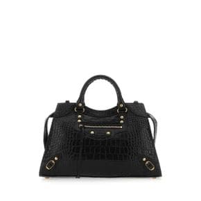 BALENCIAGA  Black leather Neo Classic City handbag BLACK