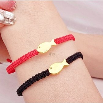  [가앤] 24k순금 물고기 매듭 팔찌 1.875g