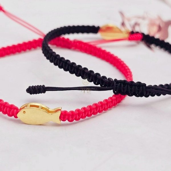 [가앤] 24k순금 물고기 매듭 팔찌 1.875g