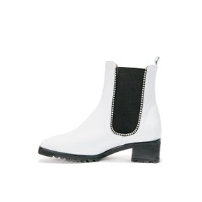 Marble Chelsea Boots_White