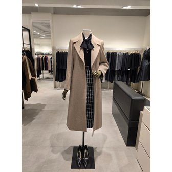 지고트 [파주점] 세트 캐시미어 벨티드 싱글 코트 + 체크 니트 원피스 JPAA1OP399,JRBA0CT603