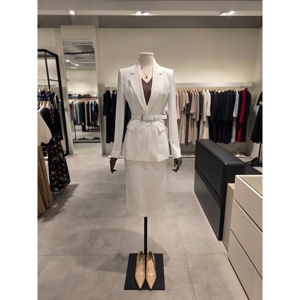 [파주점] 세트 싱글 원버튼 자켓 + H라인 스커트 JS5B0JK312,JS5B0SK312