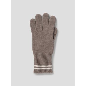 Color Block Wool Gloves  Beige (KE5X5UM08A)