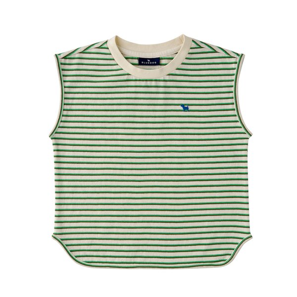 [여주점] [오프라벨 여주점] 블루독 (GN) STRIPE민소매티셔츠 (25325-333-02)