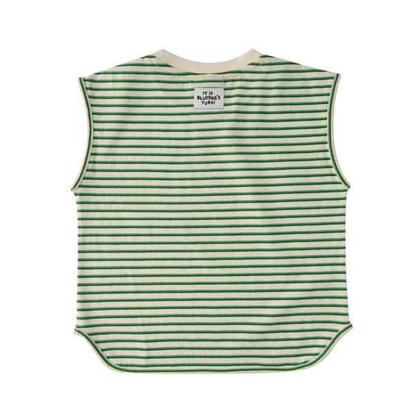 [여주점] [오프라벨 여주점] 블루독 (GN) STRIPE민소매티셔츠 (25325-333-02)