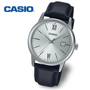 [정품] CASIO 카시오 MTP-V002L-7B3 남성 가죽 수능 손목시계