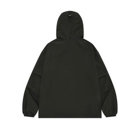 S PHASE WIND SHELL HOODED JUMPER-BLACK