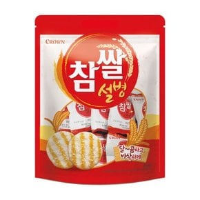 크라운제과 쌀과자 참쌀설병 대 270g (30봉입)
