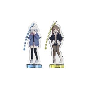 Toys  Goods 우왁굳 이세계 아이돌 x 두찜 스탠드 키링 세트 C Woowakgood Isegye Idol x Twozzi