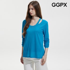 슬리브리스 세트 썸머 긴팔 티셔츠 (GQ5TS026F)